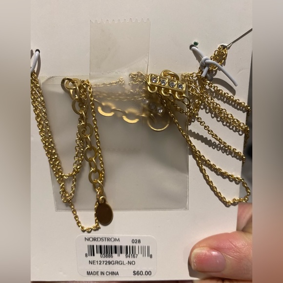 Sequin colour karma semi precious necklace - Picture 2 of 2